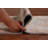 Vegetable Dye Gray Oushak Turkish Runner Rug 3x10