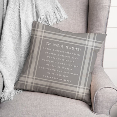 Housse de coussin de cette maison pour coussin & insert