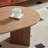 39.37" MDF Oval Coffee Table-1061518300