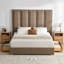 Grande tête de lit tapissier avec 2 tiroirs de rangement en bois Coletti-1060613361-1045130222