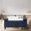 Banc de rangement rembourré en polyester pour entrée et chambre à coucher-404973694