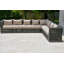 Chaise de patio avec coussins