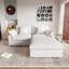 Canapé modulaire rembourré avec repose-pieds-110374987-110374986