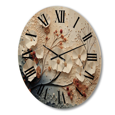 Northshire Solid Wood Wall Clock