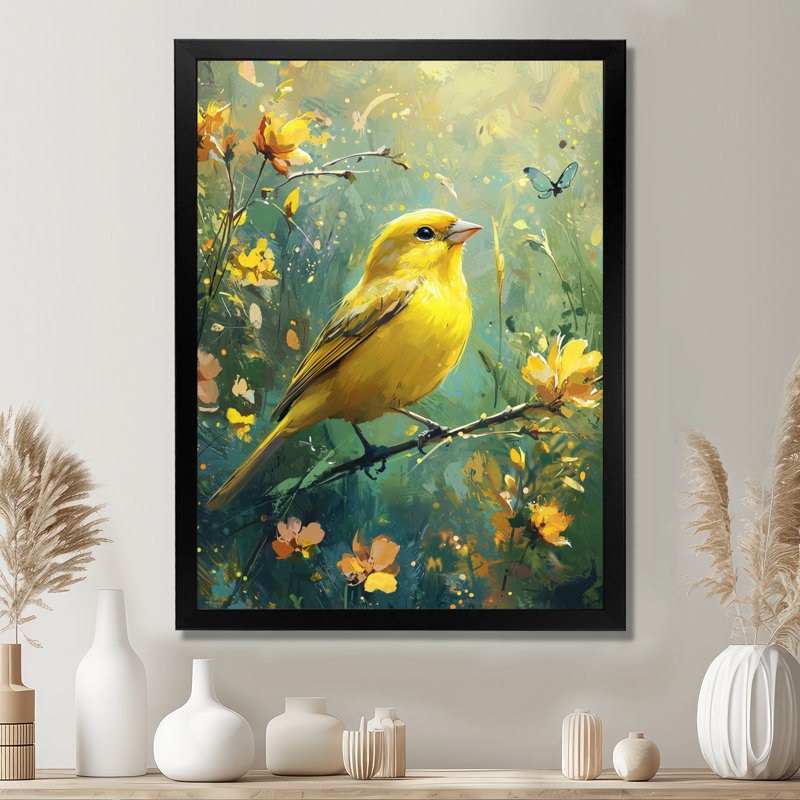 Finley - Animals Wall Art, 32" H x 16" W, Black, Reproduction encadrée d'une seule photo