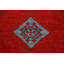 Tapis de couloir rouge Kazak