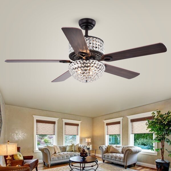 House of Hampton® Caruthersville 52'' Ceiling Fan with Light Kit ...