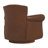 Genuine Leather Wingback Swivel Chair-150645433