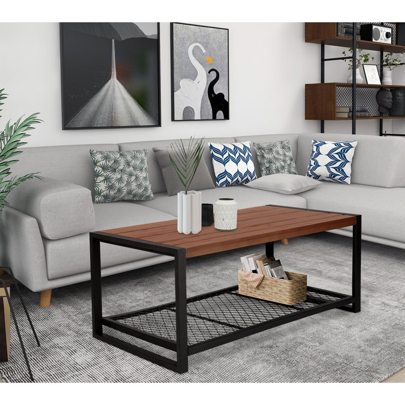 Table basse avec rangement Frame