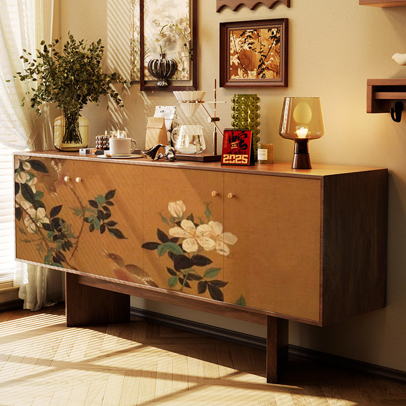 Buffet de style rétro et minimaliste, Brun