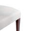 2 chaises d'appoint rembourrées en noyer teintées - de style traditionnel, à assise moelleuse et confortables pour la cuisine