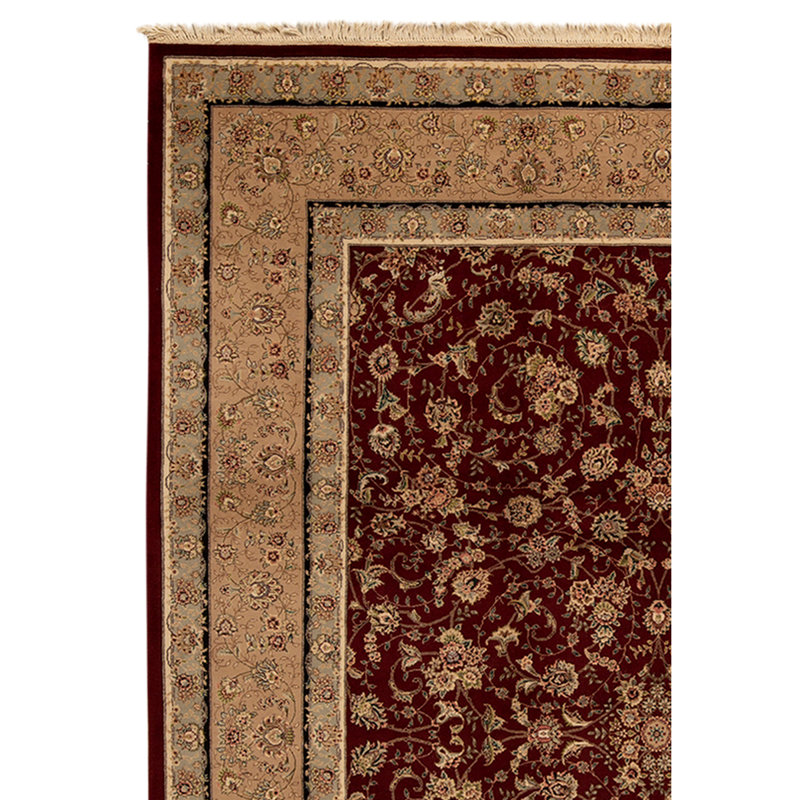 Handmade Silk and Wool Oriental Area Rug