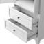 Armoire garde-manger blanche 72 po avec 2 tiroirs, armoire de rangement autoportante avec tablettes réglables, rangement robuste pour épices, vaisselle, petits électroménagers de cuisine, garde-manger, salle à manger-259236910