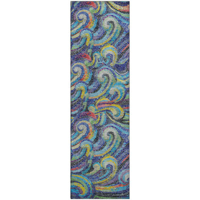 Premium Machine Washable Mayfield AMF193 Abstract Rug