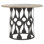Balustrade 48'' Iron Pedestal Dining Table