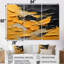«Bold Mustard Yellow Tranquility - Abstract», reproduction d'art mural-108313382-108313388