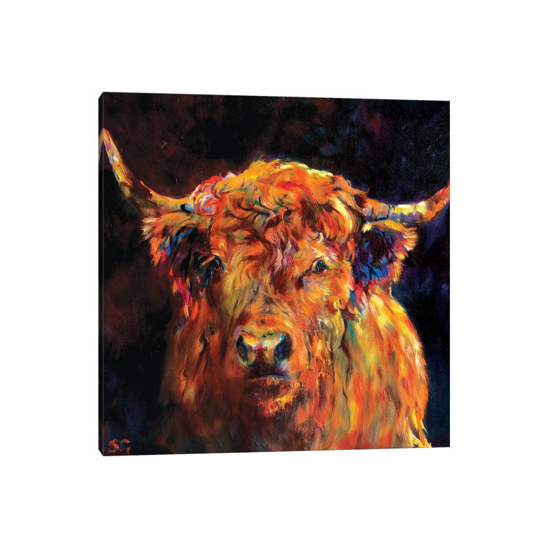 Tobermory by Sue Gardner - Wrapped Canvas Painting, 66.04 cm H x 66.04 cm W x 1.91 cm D