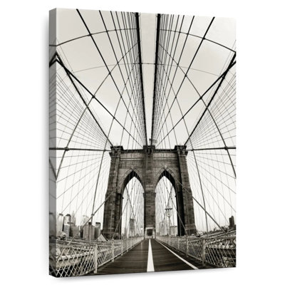 Lilie Vintage Brooklyn Bridge View Photography
