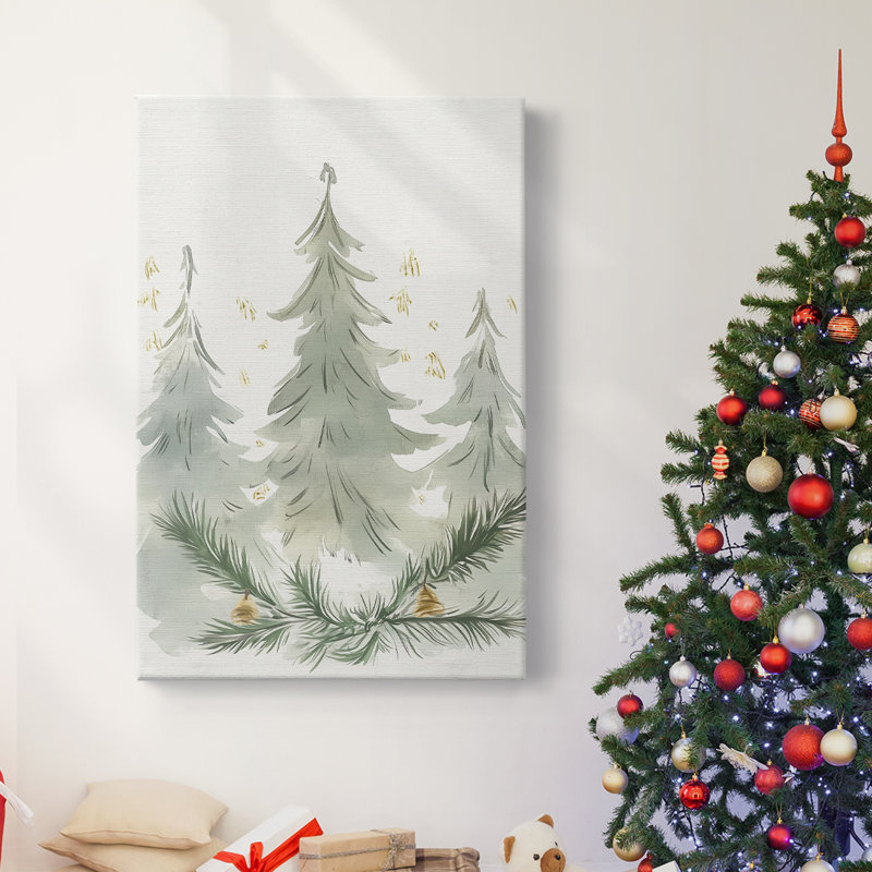 Art des Fêtes de Noël - Toile tendue avec châssis CD XXVII, H 36 po x l 24 po