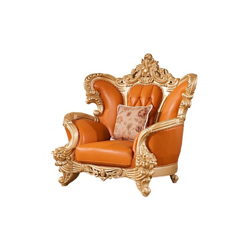 Fauteuil en cuir de vache 55,25 po