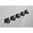 3.4 In. Valve - 3/4" Cast Metal Adjustable Brass Handle Rust & Corrosion Resistance Matt Black 2.26 In Deep
