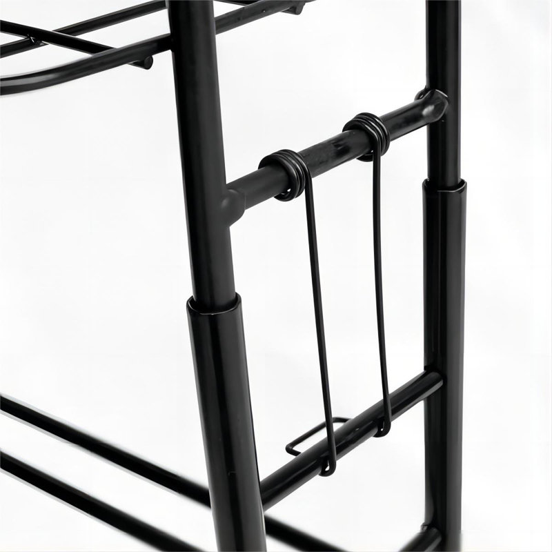 Porte-papier hygiénique Porte-papier hygiénique avec base surélevée, distributeur de papier hygiénique avec tablette supérieure (noir)