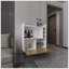 Bar, 1 porte, 4 tablettes