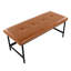 Banc en métal et similicuir-1921661163
