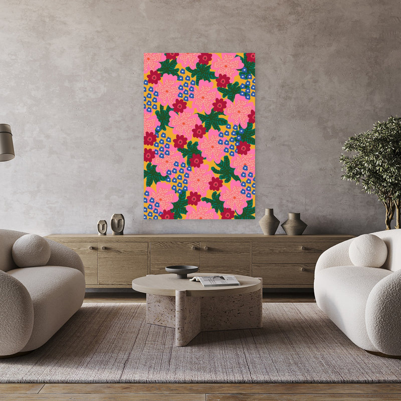 Art mural contemporain 9933X14043 Din 4, H 48 po x l 32 po