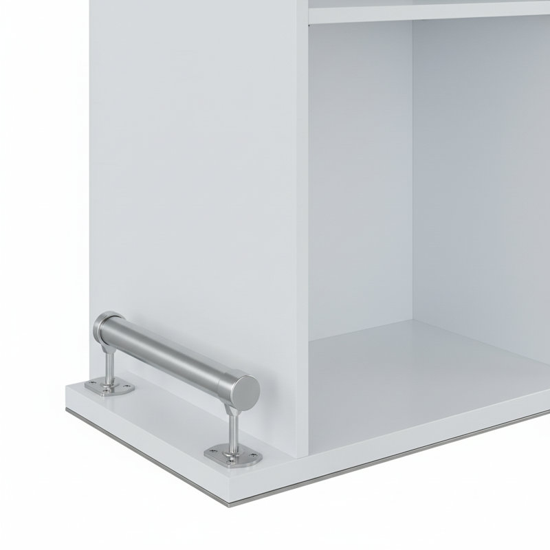 Table de bar blanche à finition ultrabrillante | Idée de cadeau