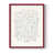 Red Single Picture Framed