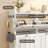  30 Pair Freestanding Large Capacity Shoe Cabinet With 4-Drawer Flip-Front Shoe Storage Cabinet.-598139670-598139688