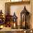 27" High Hexagonal Tower Style Outdoor Lanterns
