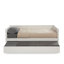Camello Twin Solid Wood Daybed with Trundle-2129365362