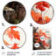 Japon Art corail cramoisi érable II - décoration murale florale en métal-2136947863