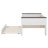 Wood Farmhouse Daybed With Storage Shelves, Day Bed Frame With Upholstered Backrest, USB And Trundle-121696422