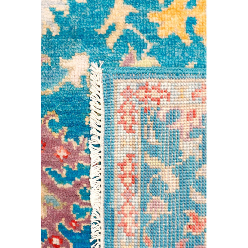 Oushak Oriental Area Rug in Turquoise