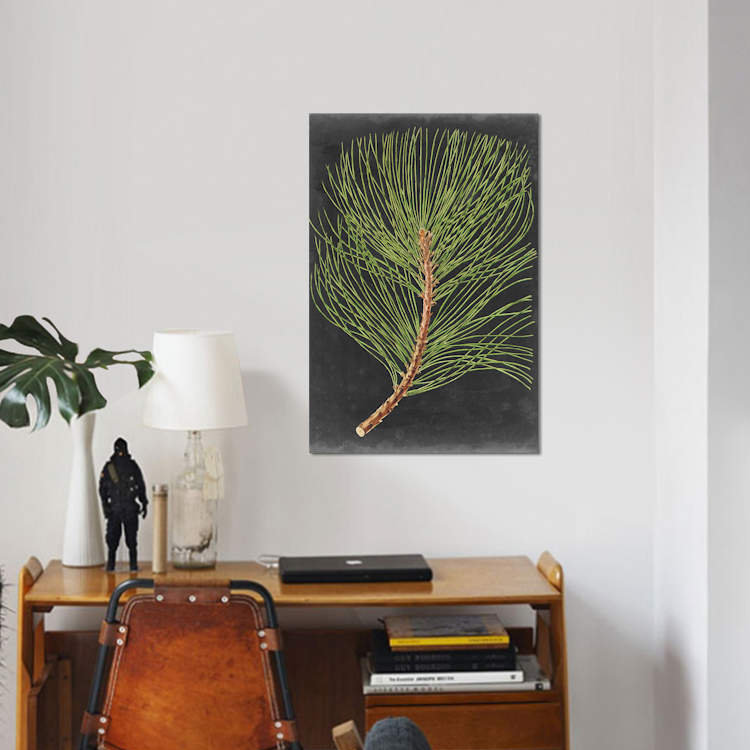 «Dramatic Pine III», impression sur toile, H 40 po x l 26 po x P 1,5 po, Toile tendue, Pas de tapis