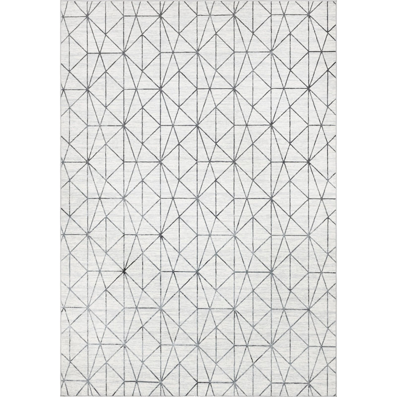 Clidy Abstract Indoor Rug, Rectangle 9'10" x 14'