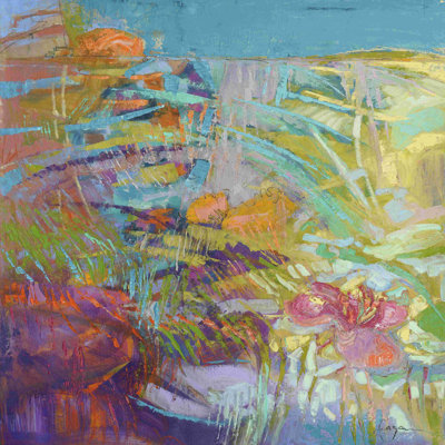 Blooming Heart III - Impression sur toile tendue