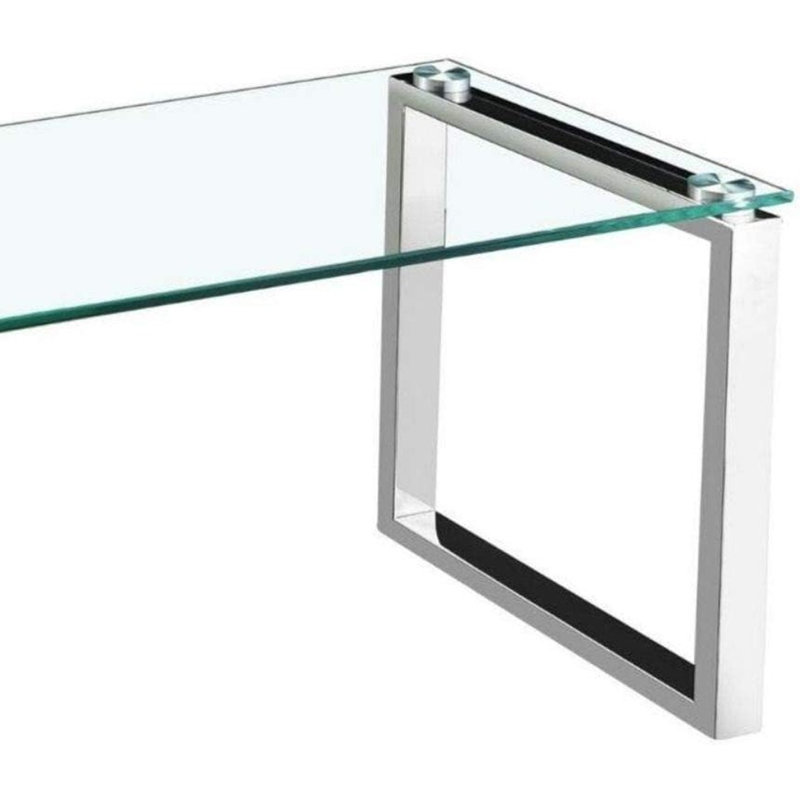 Table basse Seleyna chrome