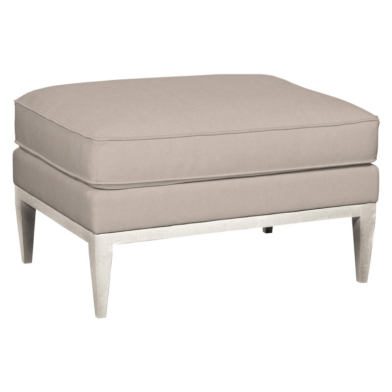 Camilla Upholstered Ottoman, Casa Blanca, Jiggles Fawn