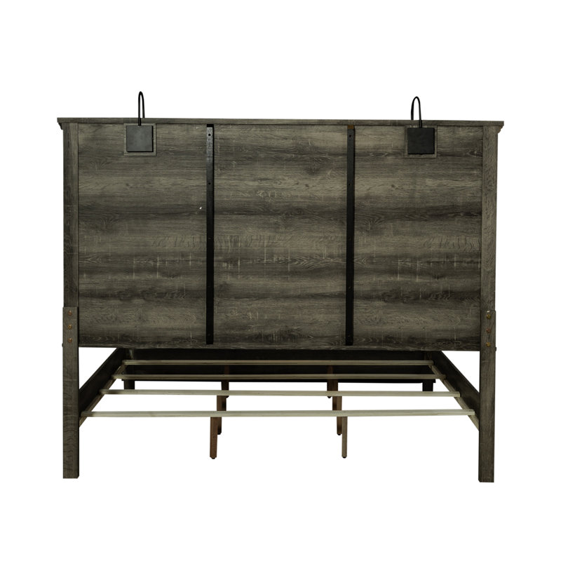 Lafever Panel Bed w/ LED Light, King