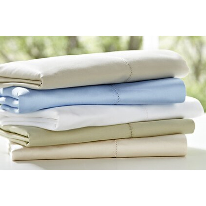 Taie d'oreiller en coton de qualité égyptienne 600 fils, Très grand, Os
