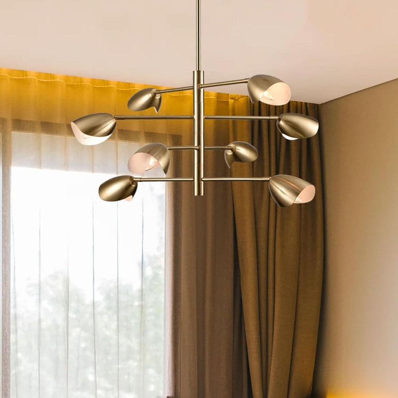 Lustre traditionnel 8 lumières (ampoule non incluse)