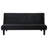 Black Tufted Convertible Sofa Bed