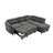 Ragio Sectional Sofa Bed Sleeper Sofa With Storage Chaise-120053566