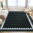 Contemporary Washable Rugs Low Pile Non Slip Soft Stain Resistant Modern Border Carpet Foldable Floor Mats-557003546