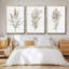 Ensemble de 3 pièces encadrées sur toile "Dicat Botanical I"-97754391-97754387