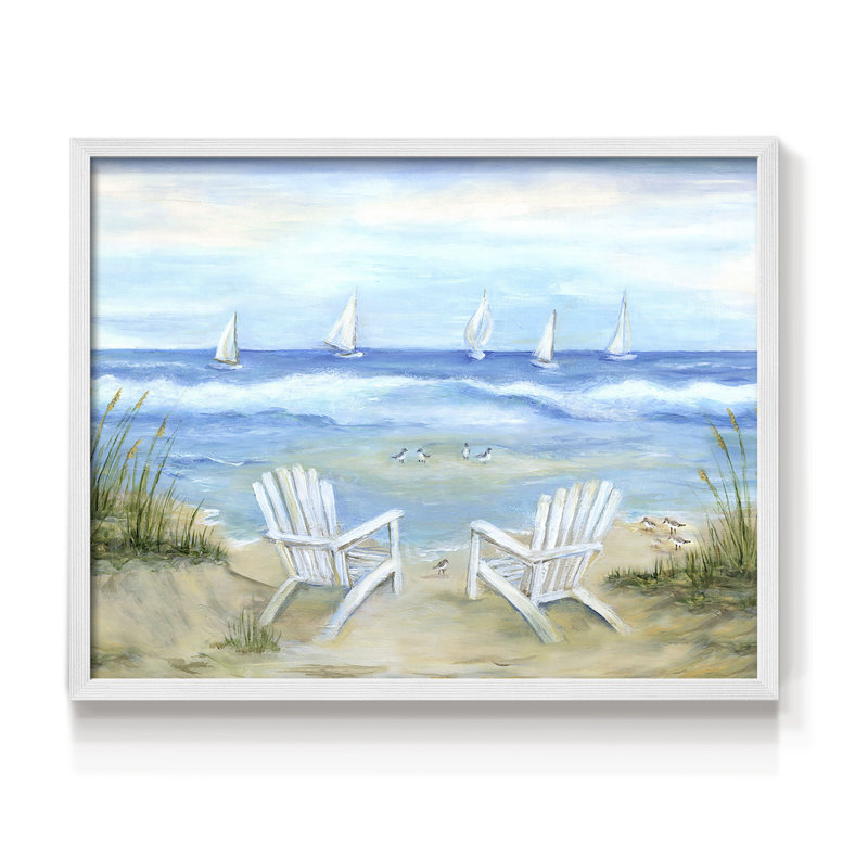 Seaside Escape -Framed Print - Restickable